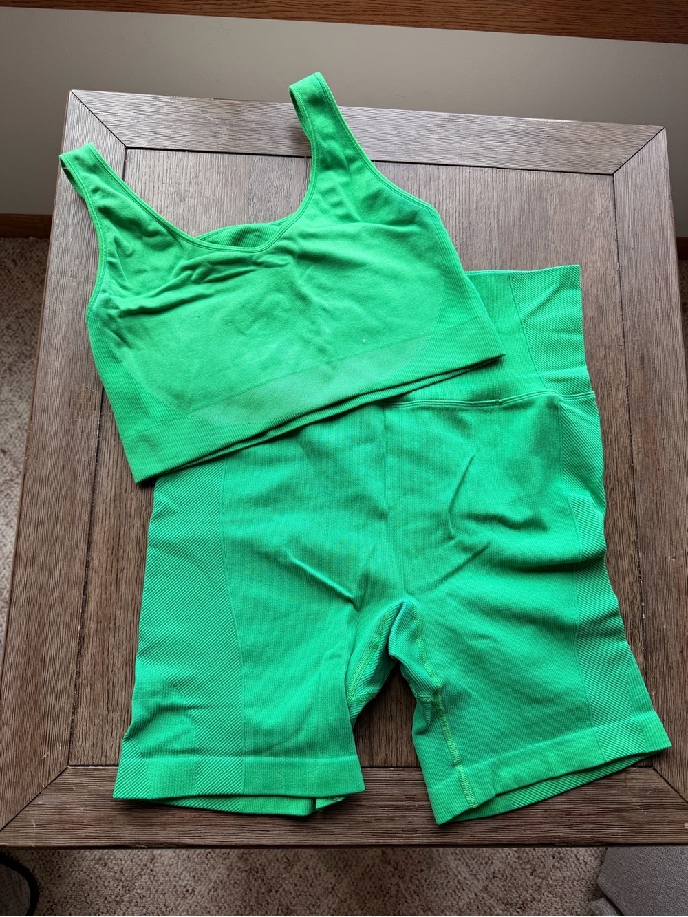all in motion Green Seamless Activewear Set